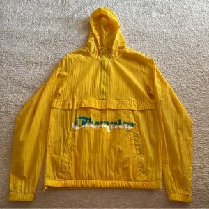 Champion Bright Yellow Hooded Jacket